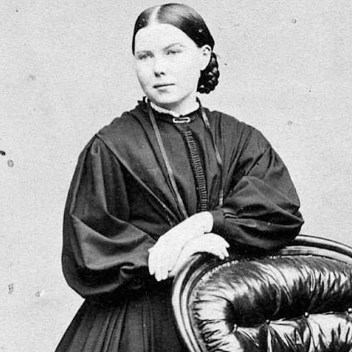 A rare young photograph of Charlotte Mason